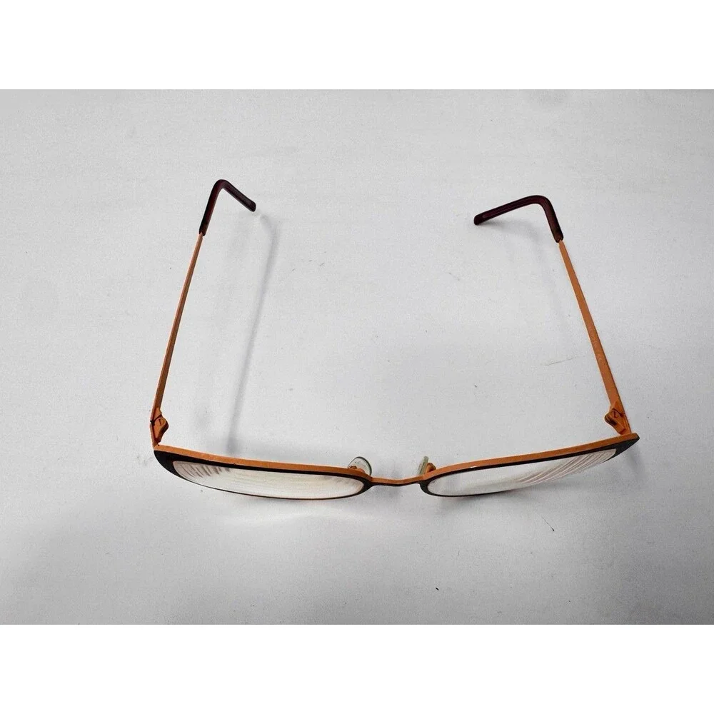 NW 77th Duck GOOZE Eyeglass Frames Only 51-17-140 Burgundy Orange